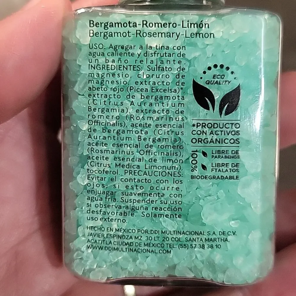 The Luxury Fiore Acqua Bubble Bath Salts Organic Care Set of 3 Aromatherapy